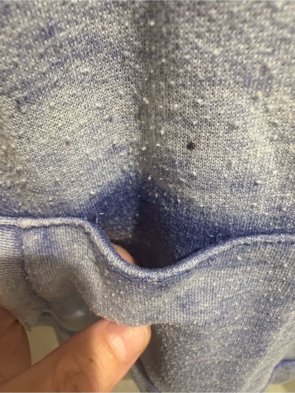 Y2K Roxy Women's Washed Heather Pullover Hoodie - Blue - Picture 7 of 7